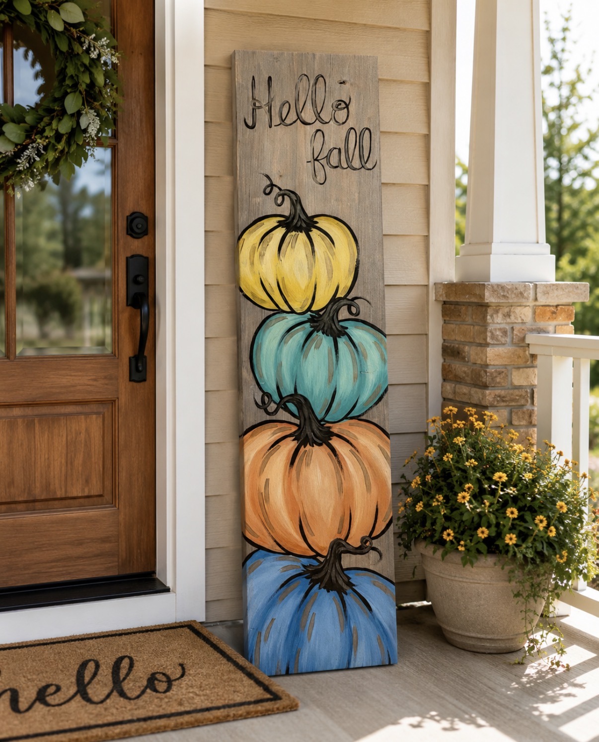 Autumn's Porch Leaner